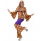 COSTUME HIPPIE GIRL IN VELLUTO CAMICIA, PANTALONI, FASCIA PER TESTA WIDMANN