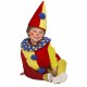 COSTUME PAGLIACCIO CON cappello ( 104 CM / 2-3 ANNI ) WIDMANN