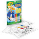 ALBUM ATTIVITA' & COLORING SONIC CRAYOLA