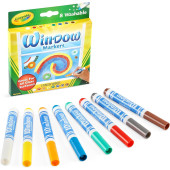 PENNARELLI MAXI LAVABILI PER VETRO SCATOLA 8 COLORI CRAYOLA