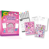 ALBUM ATTIVIT&Agrave; CON ADESIVI FANTASTIC FANTASY CRAYOLA