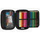 ASTUCCIO RIGIDO MAXI 1 ZIP CON CORREDO GLITTER COMIX