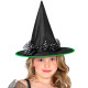 CAPPELLO BAMBINA STREGA CON TULLE STELLE ARGENTO GLITTER WIDMANN