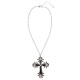 COLLANA CROCE NERA CON STRASS WIDMANN