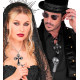 COLLANA CROCE NERA CON STRASS WIDMANN