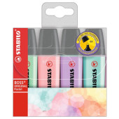 EVIDENZIATORE BOSS ORIGINAL PASTEL SET COLORI STABILO