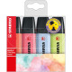 EVIDENZIATORE BOSS ORIGINAL PASTEL SET COLORI STABILO