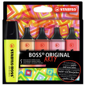 EVIDENZIATORE BOSS ARTY SET COLORI STABILO