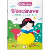 LIBRO DELLE FAVOLE DA LEGGERE E COLORARE BIANCANEVE LISCIANI LIBRI