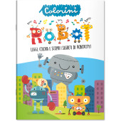 ALBUM DA COLORARE COLORINI ROBOT LISCIANI LIBRI