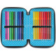 ASTUCCIO 3 ZIP CON CORREDO GIOTTO PREMIUM SUPER CRYSTAL AQUAMARINE FILA