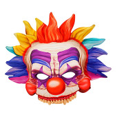 MASCHERA IN TESSUTO SENZA MENTO KILLER CLOWN WIDMANN