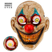 MASCHERA IN PVC RIGIDO CLOWN CON OCCHI SPALANCATI WIDMANN