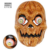MASCHERA IN PVC RIGIDO ZUCCA CON OCCHI SPALANCATI WIDMANN