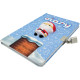 DIARIO SEGRETO 13X18 CON LUCCHETTO 80 PAGINE CON APPLICAZIONI SQUISHY LEBEZ