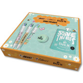 COFANETTO SAVE THE BEES 4 PENNE SFERA 4 COLORI BEE IT BIC