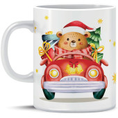 TAZZA MUG IN CERAMICA NATALIZIA MACCHINA MARPIMAR