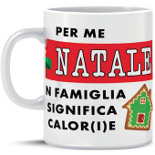 TAZZA MUG IN CERAMICA NATALIZIA CALORIE MARPIMAR