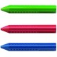 PASTELLI TRIANGOLARI A CERA GRIP JUMBO SCAT.12 FABER-CASTELL