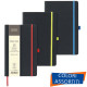 TACCUINO CON ELASTICO 19X25 1 RIGO BLACK COLOR CANGINI FILIPPI