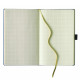 TACCUINO CON ELASTICO 19X25 1 RIGO BLACK COLOR CANGINI FILIPPI