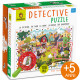 BABY DETECTIVE PUZZLE CON LENTE DI INGRANDIMENTO 108 PEZZI 50X70 LUDATTICA