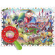BABY DETECTIVE PUZZLE CON LENTE DI INGRANDIMENTO 108 PEZZI 50X70 LUDATTICA