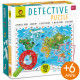 BABY DETECTIVE PUZZLE CON LENTE DI INGRANDIMENTO 108 PEZZI 50X70 LUDATTICA