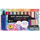 EVIDENZIATORE BOSS ORIGINAL NATURECOLORS + WILDFLOWERS DESK SET 10 COLORI STABILO
