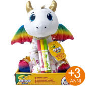 PELUCHE COLOR ME PLUSH DRAGHETTO CRAYOLA