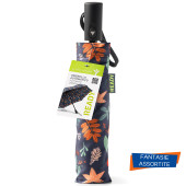 OMBRELLO COMPATTO CON DRYCASE APERTURA A SCATTO READY BROLLY PATTERN INTEMPO