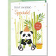 BIGLIETTO AUGURALE COMPLEANNO 11,5X17,9 PAPERWORK CROMO