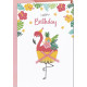 BIGLIETTO AUGURALE COMPLEANNO 11,5X17,17 PAPERWORK CROMO