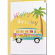 BIGLIETTO AUGURALE COMPLEANNO 11,5X17,21 PAPERWORK CROMO