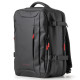ZAINO CABIN-BAG DROPINBLACK IN GOMMA ANTIPIOGGIA INTEMPO