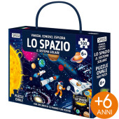 PUZZLE CON LIBRO VIAGGIA, CONOSCI, ESPLORA IL SISTEMA SOLARE SASSI