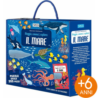 PUZZLE SAGOMATO 98X67 VIAGGIA, CONOSCI, ESPLORA - IL MARE SASSI