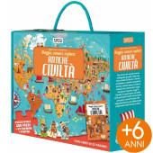 PUZZLE 96X68 VIAGGIA, CONOSCI, ESPLORA - ANTICHE CIVILT&Agrave; SASSI