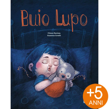 LIBRO CARTONATO ILLUSTRATO 23X28 BUIO LUPO SASSI