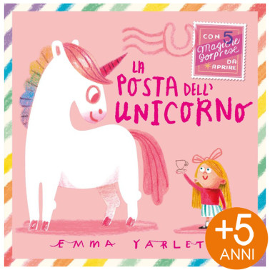 LIBRO CARTONATO ILLUSTRATO 23X28 LA POSTA DELL'UNICORNO SASSI