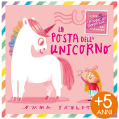 LIBRO CARTONATO ILLUSTRATO 23X28 LA POSTA DELL'UNICORNO SASSI