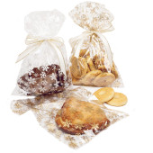 BUSTA REGALO IN CELLOPHANE TRASPARENTE FROZEN BIANCO 16X25 CONF.50 PEZZI PNP-PLAST