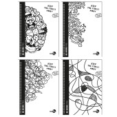 MAXIQUADERNO SPIRALE PLASTICA MORBIDA SENZA FORI 80 GR. 60 FOGLI FREE CON STICKERS BM BE MORE