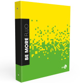 CARTELLA 3 LEMBI ELASTICO 25X35 DORSO CM.1 FLUO DIFFERENT BM BE MORE