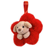 PELUCHE SWEET COLLECTION APPENDIBILE FIORE CON CAGNOLINO TRUDI