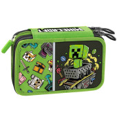 ASTUCCIO 3 ZIP CON CORREDO MASCOTS MINECRAFT