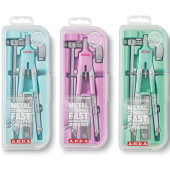 BALAUSTRONE A FRIZIONE CON ASTE SNODATE + PROLUNGA + ADATTATORE + RICAMBI + TEMPERAMINE KEEP COLOUR PASTEL ARDA