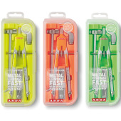 BALAUSTRONE A FRIZIONE CON ASTE SNODATE + PROLUNGA + ADATTATORE + RICAMBI + TEMPERAMINE KEEP COLOUR FLUO ARDA