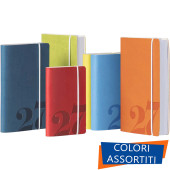 AGENDA GIORNALIERA 7X11 CON CHIUSURA ELASTICO COLORBAND 2027 INTEMPO
