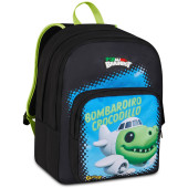 ZAINO SCUOLA 3 SCOMPARTI BOMBARDIRO CROCODILLO SKIFIDOL ITALIAN BRAINROT